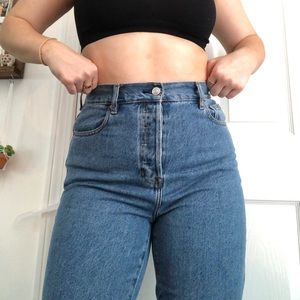 Pacsun high rise straight jeans